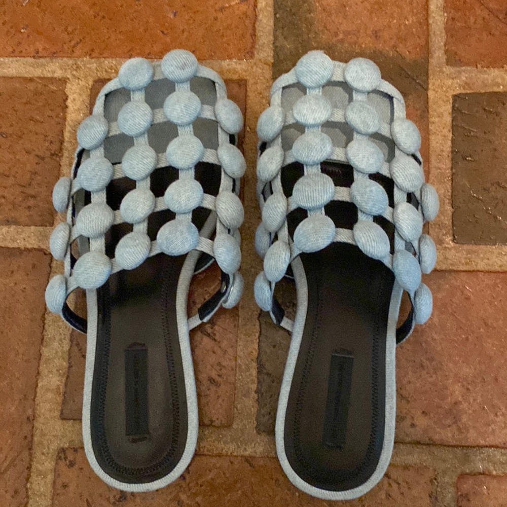 Alexander Wang Amelia Mules in denim